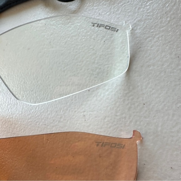Tifosi cycling/biking orange and clear lenses with case - Picture 5 of 6